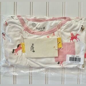 NWT Kyte Baby | Short Sleeve with Pants Pajamas in Unicorn